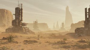 FORSAKEN VALLEY ｜ Dark Dystopian Ambient ｜ Alien World Soundscape ｜ Dystopian Ambience, Background