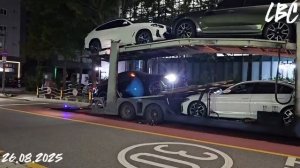 Отгрузка автотранспортных средств на автовоз для дальнейшей отправки нашим клиентам из Южной Кореи.