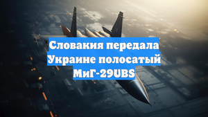 Словакия передала Украине полосатый МиГ-29UBS