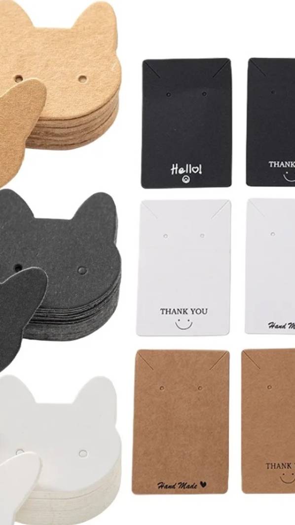 открытки для упаковки сережек с алиэкспресс ссылка на рутуб #алиэкспресс #покупки #расходники