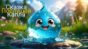 Сказка Рассказ про Каплю. Волшебное и Познавательное видео. Для детей и Взрослых.