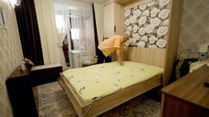 Отличная кровать в маленькой комнате