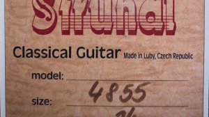 Гитара Cremona 4855 Strunal размер 3/4 - Снежинка ( из кинофильма «Чародеи» )