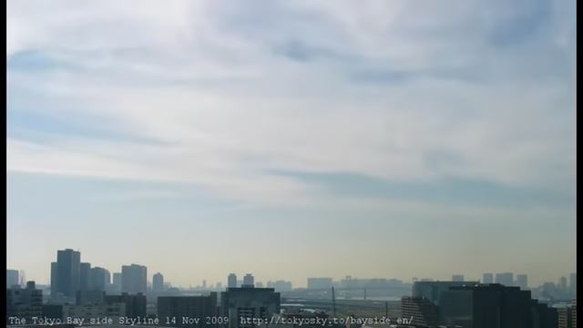 The Tokyo Bay side Skyline 14 Nov 2009