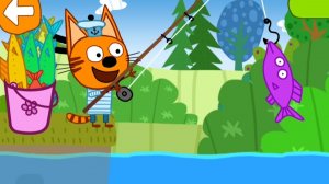 ТРИ КОТА. ТРИ КОТА НА ПИКНИКЕ.