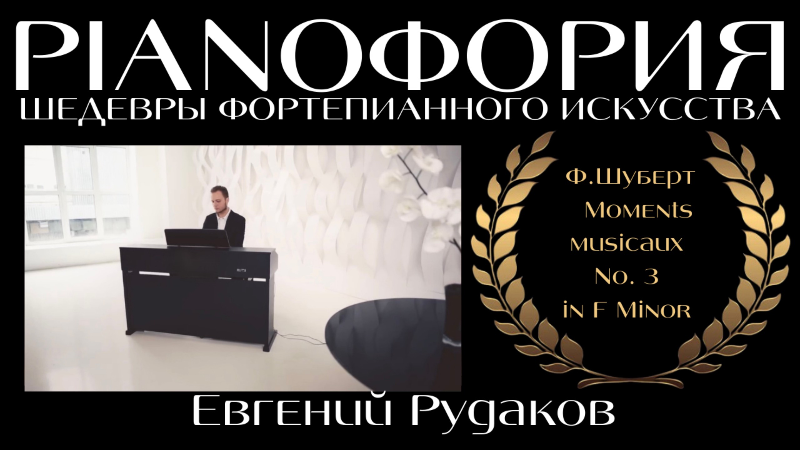 Франц Шуберт - Музыкальный момент №3 фа минор. Исполняет Евгений Рудаков.