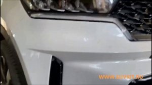 Обзор алюминиевых порогов на Kia Sorento 2020-  #kia  #sorento