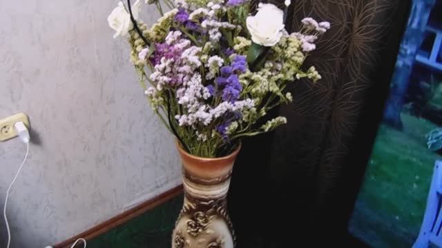 Подготовка Статицы для Зимних Букетов. Флористика - Букеты Для Настольной и Напольной Вазы.