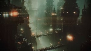 RAINTROPOLIS: Future City Sleep Music - ULTRA RELAXING Cyberpunk Ambient-(1080p25)