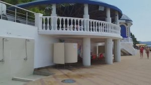 Пляж Прометей в Небуге сегодня 24 августа 2025, видеообзор пляжа Прометей в Небуге 2025 набережная