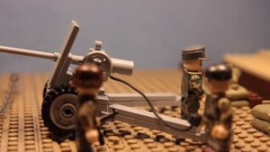 Лего Анимация Выстрел из пушки