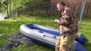 Лодка ГРУПЕР 300, с надувным дном, небольшой обзорчик!!!