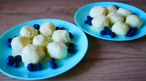 Ленивые вареники, которые полюбит вся семья! Творог + Голубика = ВЗРЫВ ВКУСА!