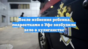 После избиения ребенка подростками в Уфе возбудили дело о хулиганстве