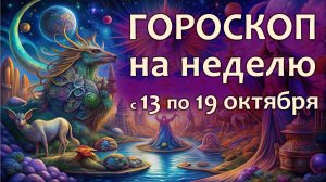 Гороскоп на неделю с 13 по 19 октября 2025 года