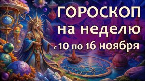 Гороскоп на неделю с 10 по 16 ноября 2025 года