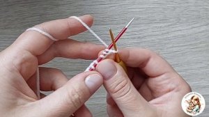 Набор петель с помощью крючка из полотна