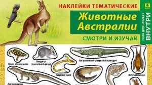 Наклейки - Животные Австралии арт. Нт18п