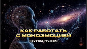 КАК РАБОТАТЬ С МОНОЭМОЦИЕЙ | КЛЮЧ К ЕДИНСТВУ