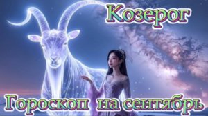 Козерог! Гороскоп на сентябрь 2025 года!