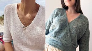 Женские модели спицами и крючком