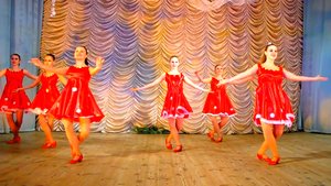 Танцевальный конкурс среди школьников.школа №12 Дружковка