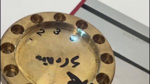 Маркируем латунь с помощью маркировочного лазера NanoVIS II производства Automator