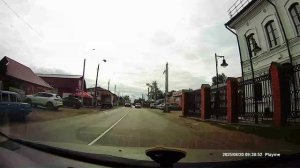 По дорогам России. Епифань (Тульская область) из окна автомобиля