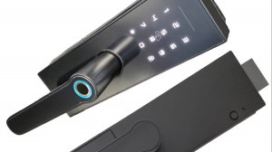 Биометрические электронные замки Mirlock FG14 для установки на стеклянные двери в офис по пальцу