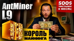 Король Майнинга: Как ASIC L9 Зарабатывает 540$ в Месяц! 👑