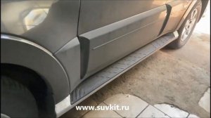 Защита бампера на Mitsubishi Pajero 4