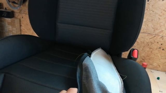 Установка чехлов Автопилот Своими руками  Kia Cerato