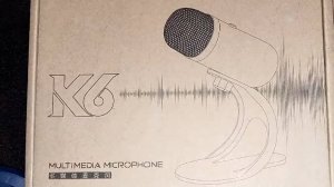 Конденсаторный USB-микрофон K6.Игровой микрофон для Стримов,Подкастов,Записи.