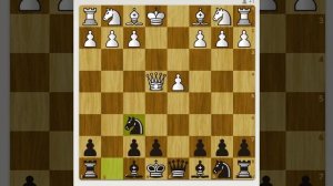 Гениальная ловушка с необычным 1 ходом за черных