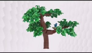 Lego ещё один вариант дерева  лего (2)