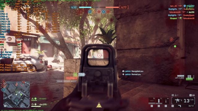 Battlefield 6 Open Beta RTX 3060 Ti 2560x1440 Low 14900K