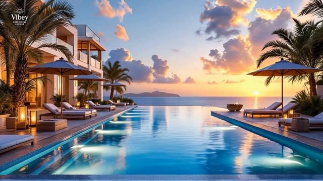 Poolside Lounge ｜ Tropical Deep House & Golden Hour Chill