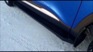 ПОРОГИ АЛЮМИНИЕВЫЕ  BLACK НА Chery Tiggo 4  #черитиго #Chery