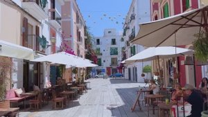 Испания. Пешеходная экскурсия по Ибице в формате 4К