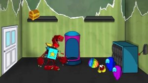 AMONG US  ПРОТИВ Boxy Boo .