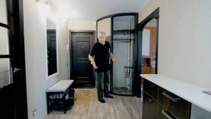 Радиусный шкаф-купе в прихожую _ Как скрыть трубы в коридоре Изящное и удобное и