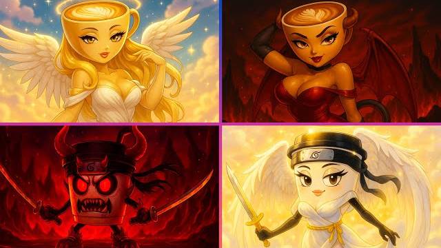 АНГЕЛ vs ДЕМОН vs ОБЫЧНЫЙ vs МЛАДЕНЕЦ! Кто победит в аниме-эндинге? Шок-результат! смотреть онлайн