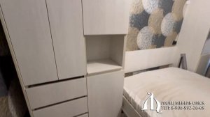 Шкаф-кровать в маленькой спальне