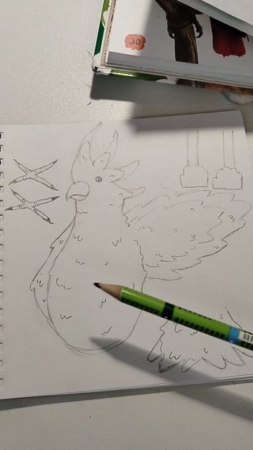 Рисую попугайчика породы Корелла)))) 💐🥳🎂⭐💫 смотреть онлайн