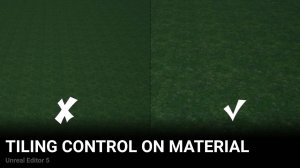 Управление масштабом текстур, настройка TILING в Unreal Engine 5