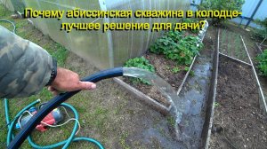 Почему абиссинская скважина в колодце— лучшее решение для дачи?