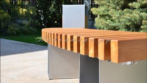 Скамейки радиусные СМПл-рБ