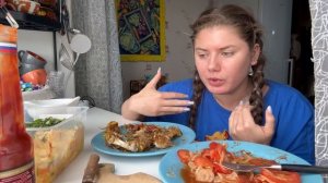 РУССКИЙ МУКБАНГ ПЛОВ С КУЗЕЙ ЧУТЬ НЕ ЛОПНУЛА