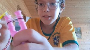 тройной браслет рыбий хвост из резинок