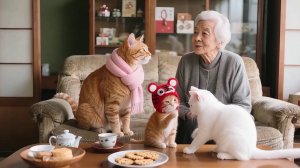 Котики идут в гости